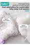 Baby Head Shaping Pillow, Toddler Sleeping Pillow, Infant Spine Protection Pillow, Adjustable Head Support Pillow with Snoothing Bars for 0-12 Months Newborns and Infants, TPU Tubes Filling - 6