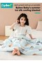 Lightweight Baby Quilt, Soft Toddler Blanket, Kids Cooling Silk Summer Quilt for Boys and Girls, Sleep Blanket for Crib, Toddler Bed, Preschool, Daycare, Air-conditioned Room, and Kindergarten, Machin - 2