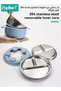 5 PCS Baby Feeding Set,Stainless Steel Suction Plates and Bowls with Silicone Fork and Spoon Utensils,Infant Feeding Supplies,Baby Led Weaning Set for Newborns,Toddlers - 3