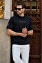 Black Crew Neck Men's T-Shirt 6112