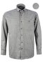 Men's Gray Winter Shirt with Wide Cut Pockets and Collar Buttons - 4