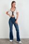 Ribbed Tie-Up Knitwear Blouse - 2