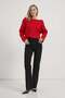 Madonna Collar Draped Knitwear Sweater - 3