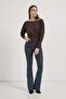 Armalife 1506 low shoulder draped knit women's blouse - 3