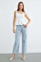 High Waist Jeans with Stones - 5