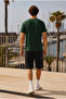 Men's Trend Crew Neck Comfortable Basic Green T-Shirt - 6