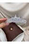 Blanca Bridal Crown Wedding Tiara with Zircon Stones - 2