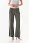Elastic Waist Low Waist Modal Palazzo Trousers - 2