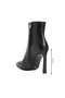Women's Black Leather Boots - 3
