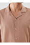 Nevavm Regular Fit Short Sleeve Dobby Men's Shirt with Difference - 4