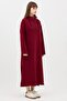 Zippered Sweatshirt Claret Red - 4