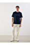 Esvab • Modern & Distinctive Zero Roba Collar Printed Combed Cotton Men's T-Shirt - 3