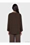 Nevavm Double-Breasted Collar Textured Modal Blend Women's Kimono with a Difference - 4