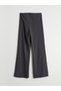 Trendlucky Women's Textured Trousers with Elastic Waist and Difference in Color - 6