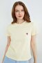 Floral Embroidered Crew Neck T-Shirt