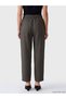 Trendlucky Loose Fit Women's Pleated Fabric Pants with a Difference in Color - 4