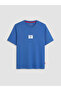 Xside Active Blue Crew Neck Printed Men's Sports T-Shirt - 6