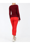 Pantaloni, rosu - 2