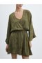 Rochie scurta, Verde - 2