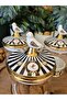 Zeugma Bird Figure 3-Piece Glass Jar Set 23cm - Black - 5