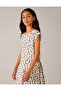 Girl's Backless Leopard Print Dress 8-18 Years Old Kemi̇n