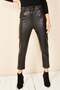 Leather Carrot Pants - 3