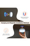 3PCS USB Rechargeable Magnetic RGB Night Lamp RGB White Led Night Light with Remote Control Dimmable - 3