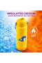 Insulated Stainless Steel Water Bottle – Leakproof, Soft Handle Grip, Odour-Free, 500ml, 3 - 5