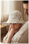 0-18 Months Baby Girl Floral and Rabbit Patterned Cotton Summer Sun Hat (Size 44-46 cm) - 3