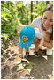 Modern Dinosaur Embroidered Baby Sun Hat - Cool and Protective - 0-18 Months (Size 44-46 cm) - 6