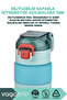 600ml New Collection Double Color Non-Slip Silicone Body Polycarbonate Motivational Water Bottle with Sticker Gift. - 2