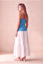 Blue V-Neck Rope Strap Women's Top Edith - 6