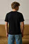 Men's Short Sleeve Comfortable Cotton Black T-Shirt - 6