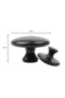Default Mushroom Shape Massage Stone Warmer Natural Basalt Hot Stone Massage Beauty Tool for Facial - 3