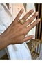 Women's Special Series Vip Steel Stone Gold Gold Color Ring - 7