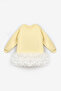 Yellow Ruffled Hem Girls' Dress - Alix - 2