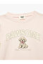 Cotton Long Sleeve Crew Neck Dog Printed Striped T-Shirt - 7