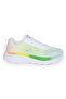 28052 White - Yellow - Green Women's Sneaker Casual Sneakers