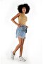 Alexandergardi̇ Special Collection Ripped Detailed Belted Denim Skirt (2023m) - 3