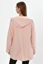 Hooded Shoulder Detailed Long Cardigan (B22-30305) - 3