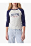 Printed Long Sleeve Crew Neck T-Shirt - 2