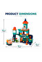 146 Pcs Building Blocks Table Set – Includes Table, Chair & Storage (SMALL SIZE), Multicolor - 8