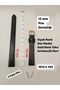 12 mm Compatible Watch Band, Black Color Flat Model Design, Gold Color Buckle, (Second Item in the Cart Is 100 Tl.) - 5