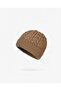 Unisex Lavinia Wool Beret Fo 2752 Camel Hair Color Embossed Knitted Pattern, Durable Weaving and Warm Winter Beret - 3