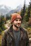 Change Beanie Fo 2666 Tile Warm Foldable Winter Beanie with Embossed Printed Label