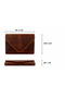 Genuine Leather Small Card Holder Wallet with Compartments - 5