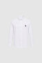 Boy's White Long Sleeve Basic Shirt 50324687-Vr013 - 6