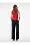 Half Button Polo Collar Sleeveless Knitwear Undershirt T-Shirt - 3