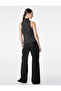 Fancy Button Detailed Sleeveless Polka Dot Mandarin Qipao Collar Vest - 4