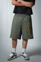 شورت رجالي من Green Leopard Script Jorts - 5